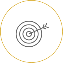Bullseye icon linking to Wealth Management - Investing Your Way